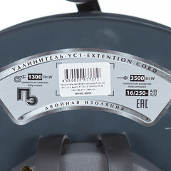 Удлинитель Партнер Электро с заземлением 50 м на катушке 3,5 кВт 4 розетки КГт 3х1,5 кв.мм IP44 - фото 2