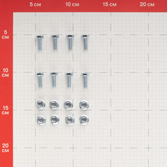 Полка для металлического стеллажа КМ 35x1000x500 мм - фото 4