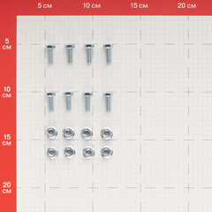 Полка для металлического стеллажа КМ 35x700x300 мм - фото 3