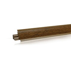 Изображение товара Плинтус для столешниц 3000х23х23 мм дуб рустикальный пластик с заглушками Korner
