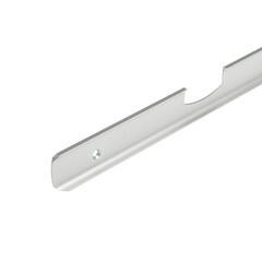 Изображение товара Планка угловая для столешниц 26-28 мм R9 матовый хром алюминий