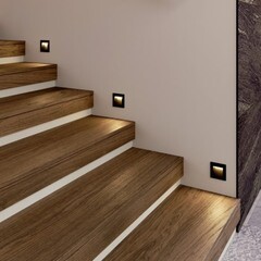 Подсветка для лестниц встраиваемая светодиодная черная 3 Вт 4000К IP65 Elektrostandard Step 6 (a049744) - фото 3