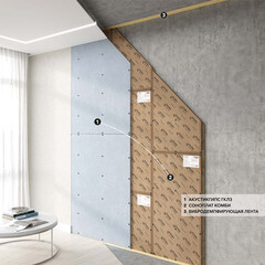 Гипсокартон АкустикГипс 2500х1200х12,5 мм звукоизоляционный - фото 2