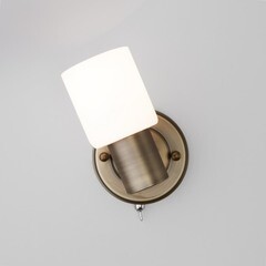 Спот настенный Eurosvet Corso E27 40 Вт 3 кв.м бронза/белый IP20 (a049413) - фото 4