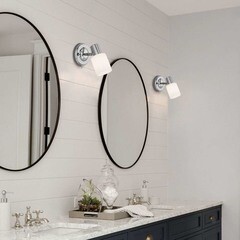 Спот настенный Eurosvet Corso E27 40 Вт 3 кв.м хром/белый IP20 (a052880) - фото 6