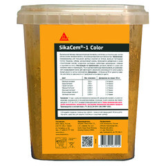 Краситель для бетона для кладочных и штукатурных смесей Sika SikaCem-1 желтый 0,5 кг - фото 2
