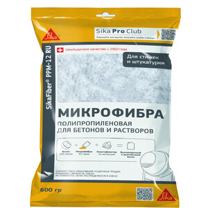 Микрофибра Sika SikaFiber PPM-12 0,6 кг — купить в Санкт-Петербурге: цена за штуку, характеристики, отзывы, фото в интернет-магазине Петрович