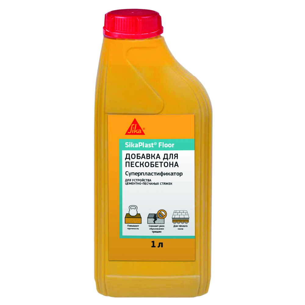 Изображение товара Добавка для полов и стяжек Sika SikaPlast Floor 1 л