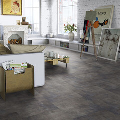 Плитка LVT Tarkett Lounge Concrete клеевая 2,09 кв.м 3 мм с микрофаской - фото 7