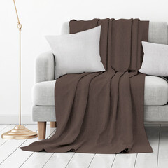 Покрывало 200х220 см Волшебная Ночь коричневое (774517) - фото 2