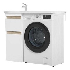 Тумба под раковину AM.PM X-Joy 40 см напольная дерево/белая (M85AFSX0402WG) - фото 1