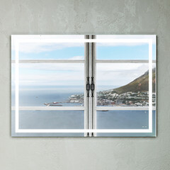 Зеркало с подсветкой прямоугольное 100х70 см AM.PM Gem (M91AMOX1001WG) - фото 2