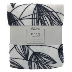 Плед 180х200 см Belezza Gardenia микрофибра белый - фото 4