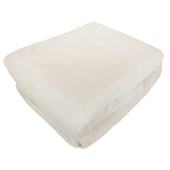 Плед 200х220 см Belezza Plain микрофибра бежевый - фото 1