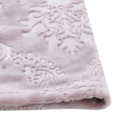 Плед 200х220 см Belezza Кристалл микрофибра розовый - фото 5