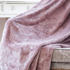 Плед 200х220 см Belezza Кристалл микрофибра розовый - фото 4