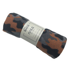 Плед 130х170 см Belezza Commander флис серый - фото 4