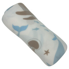 Изображение товара Плед 130х170 см Belezza Ocean флис белый