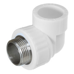 Угол полипропиленовый Valfex 32 мм х 1 НР(ш) (10126032П) - фото 1