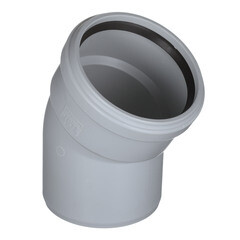 Отвод Pro Aqua Stilte Plus d110 мм 30° пластиковый шумопоглощающий для внутренней канализации - фото 1