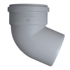 Отвод Pro Aqua Stilte Plus d110 мм 67° пластиковый шумопоглощающий для внутренней канализации - фото 3