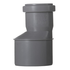 Переходник Ostendorf HTR d75х50 мм пластиковый эксцентрический для внутренней канализации (113710) - фото 2