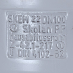 Труба канализационная Ostendorf SKEM d110х1000 мм пластиковая шумопоглощающая для внутренней канализации (335040) - фото 2