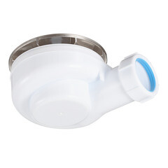 Сифон для литьевых поддонов Good Door Квадро пластик 10х15 см с крышкой - фото 3