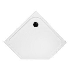 Поддон Alex Baitler акриловый 100х100х17 см трапеция белый низкий (AB10017V-1) - фото 5