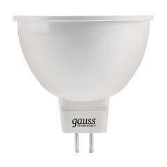 Лампа светодиодная Gauss GU5.3 3000К 9 Вт 640 Лм 175-240 В рефлектор тонированная - фото 1
