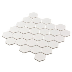 Мозаика Starmosaic Hexagon small белая керамическая 282х272х6 мм матовая - фото 6