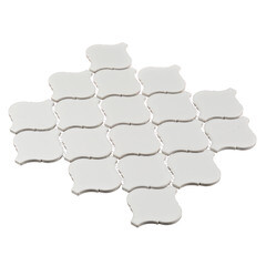 Мозаика Starmosaic Latern белая керамическая 280х246х6 мм матовая - фото 8