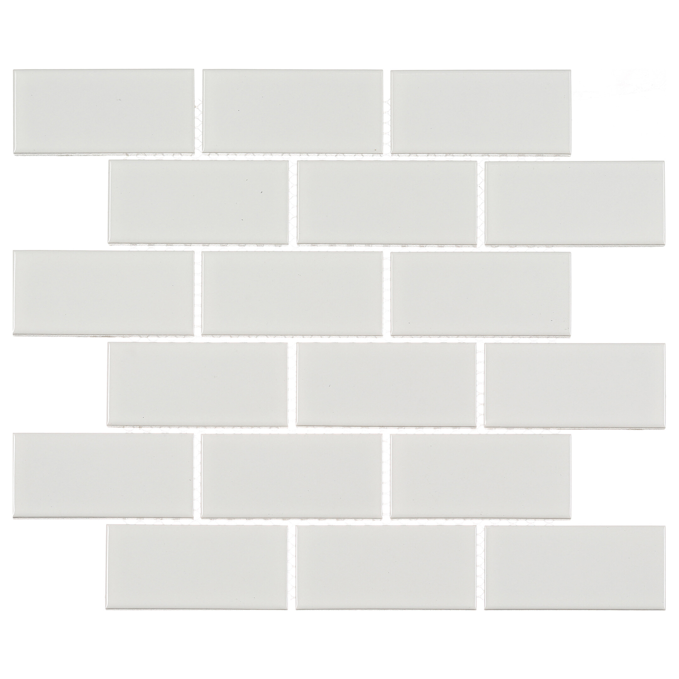 Изображение товара Мозаика Starmosaic Brick White Glossy 295х291 мм белая керамика