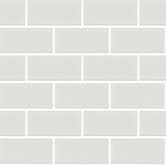Мозаика Starmosaic Brick White Glossy белая керамическая 295х291х6 мм глянцевая - фото 5