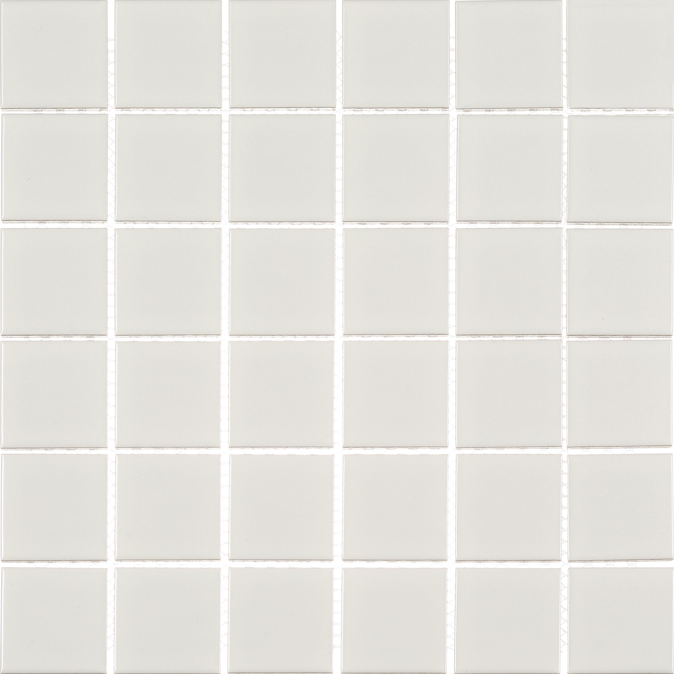 Изображение товара Мозаика Starmosaic White Matt белая керамическая 306х306х6 мм матовая
