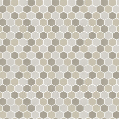 Мозаика Starmosaic Hexagon small LB Mix Antid бежевая керамическая 325х282х6 мм - фото 2