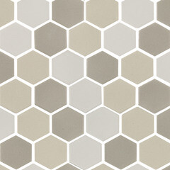 Мозаика Starmosaic Hexagon small LB Mix Antid бежевая керамическая 325х282х6 мм - фото 4
