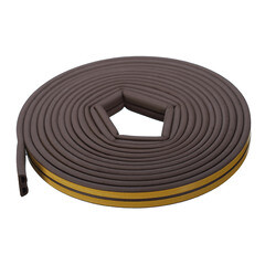 Уплотнитель D-образный коричневый 10 м (5+5 м) - фото 2