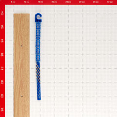 Порог алюминиевый одноуровневый стык 60х900 мм дуб - фото 2