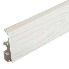 Плинтус ПВХ напольный Salag Lima 72 мм баллард 2500 мм со съемной панелью Г-профиль - фото 1