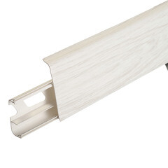 Плинтус ПВХ напольный Salag Lima 72 мм баллард 2500 мм со съемной панелью Г-профиль - фото 4