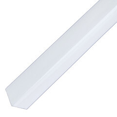 Изображение товара Уголок ПВХ 15х15х2700 мм прозрачный