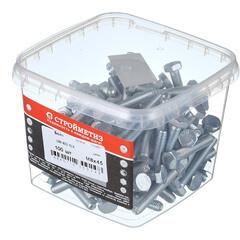 Болт оцинкованный M8x45 мм DIN 933 10,9 (100 шт.) - фото 3