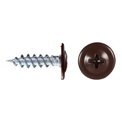 Изображение товара Саморезы клопы 16x4,2 мм Daxmer (200 шт.) коричневый RAL 8017
