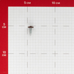 Саморезы клопы 16x4,2 мм Daxmer (200 шт.) коричневый RAL 8017 - фото 2