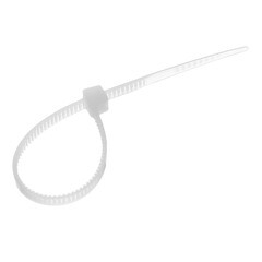 Стяжка кабельная Fortisflex НСС EasyFix 100х2,5 мм нейлоновая белая (100 шт.) (84799) - фото 4