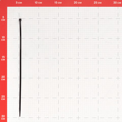 Стяжка кабельная Fortisflex НСС EasyFix 250х3,6 мм полиамидная черная (100 шт.) (84815) - фото 2