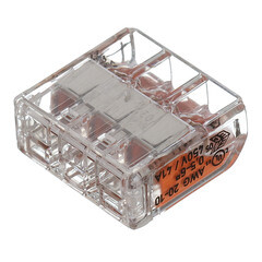 Клемма на 3 провода Wago 221-613 0,5-6 кв.мм с рычажками без пасты (6 шт.) (УТ-0318415/604415) - фото 3