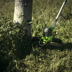 Триммер аккумуляторный Greenworks 40V G40LTK2 40 В Li-Ion 2 Ач 1 АКБ и ЗУ (2101507UA) - фото 11