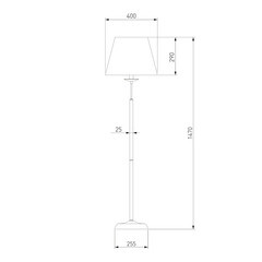 Торшер Eurosvet Е14 40 Вт античная бронза IP20 (00000080132) - фото 2
